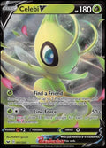 Celebi V - 001/202 - Ultra Rare - Sword & Shield Base - Pokemon Card - NM/M