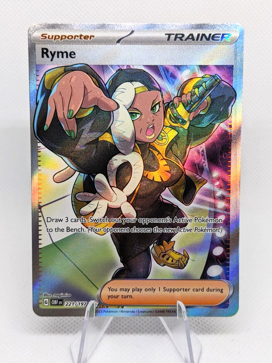Ryme - 221/197 - Ultra Rare - Obsidian Flames - Pokemon Card - NM/M